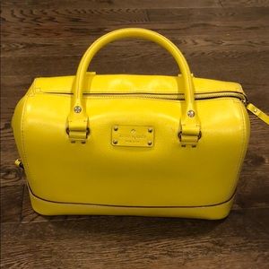 Kate spade yellow doctors bag